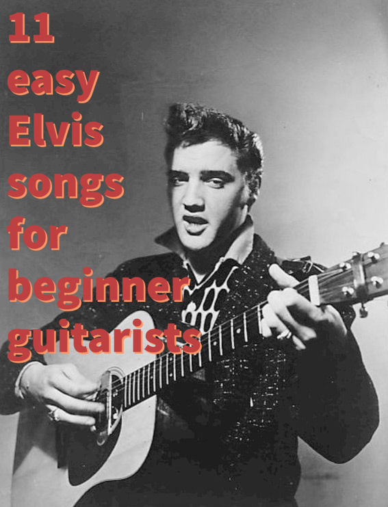 Elvis with his guitar